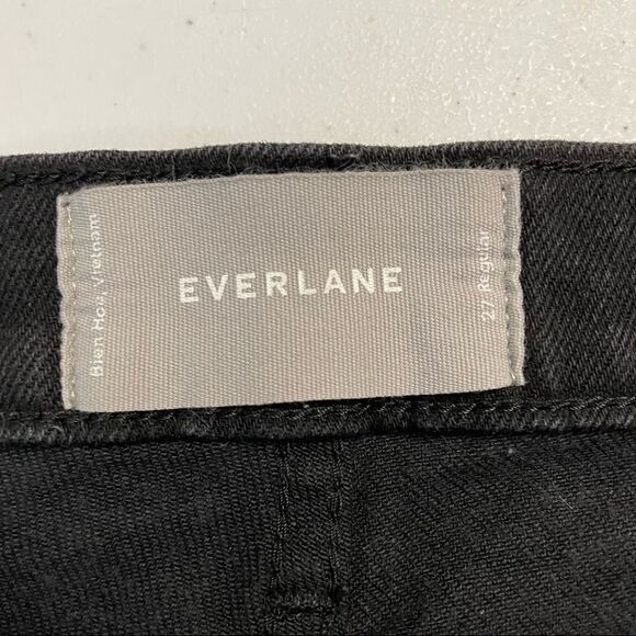 Everlane Black High Rise Jeans, stretchy size 27 regular - Picture 8 of 9
